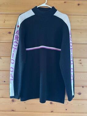 Vintage Arctic Cat Sweater with Logo Sleeves